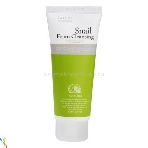 [3W CLINIC] Пенка для умывания УЛИТОЧНЫЙ МУЦИН Snail Foam Cleansing, 100 мл